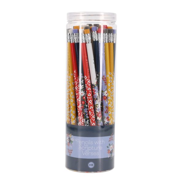 Floral Vector Tub of 50 Pencils - Image 15