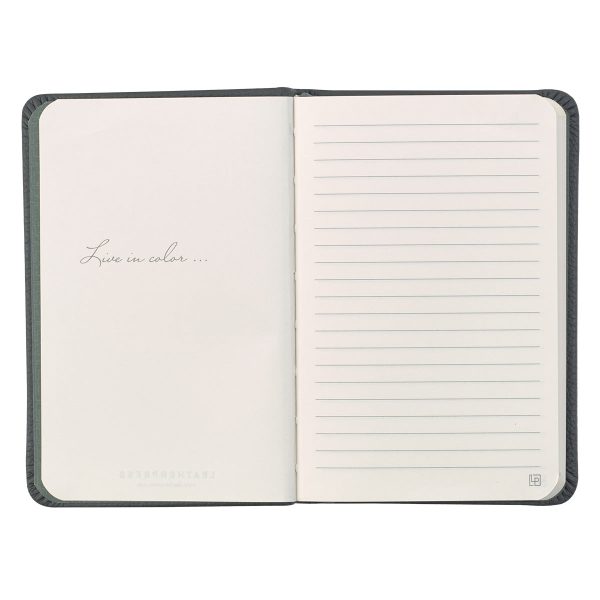 Leatherpress Twilight Grey Genuine African Leather Pocket Notebook - Image 25