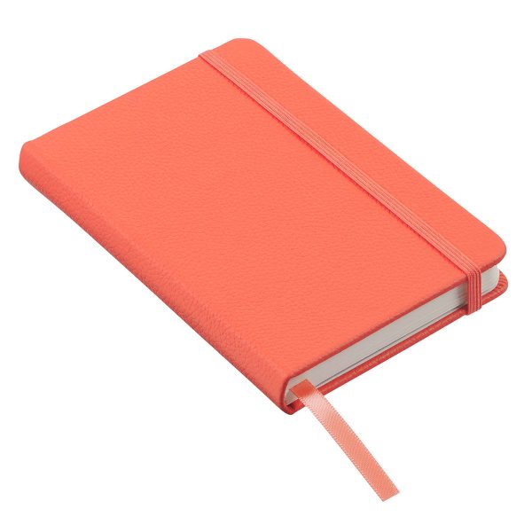 Leatherpress Coral Red Genuine African Leather Pocket Notebook - Image 24