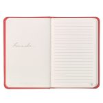 Leatherpress Coral Red Genuine African Leather Pocket Notebook - Image 25