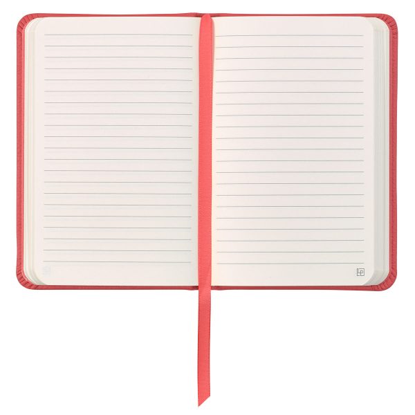 Leatherpress Coral Red Genuine African Leather Pocket Notebook - Image 26