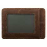 Genuine African Leather Brown Card And ID Holder - Image 10