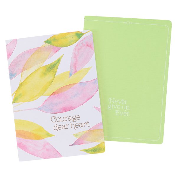 Courage Dear Heart Citrus Leaves Two-Piece Notebook Set - Image 18