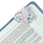 Take Courage Four Piece Corner Heart Faux Leather Bookmark - Image 3