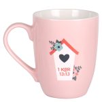 Geloof Hoop Liefde Afrikaans Pink Ceramic Mug - Image 2