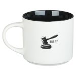 Thou Shalt Not Try Me White With Black Interior Ceramic Mug - Image 2