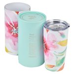 Shine Your Light Pink Daisies Stainless Steel Mug - Image 3