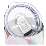 Shine Your Light Pink Daisies Stainless Steel Mug - Image 4