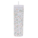 Life Is Beautiful Plastic Tumbler With Straw - Image 2