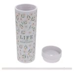Life Is Beautiful Plastic Tumbler With Straw - Image 5
