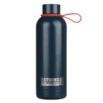 Be Strong & Courageous Navy Blue Stainless Steel Water Bottle with Decorative Sticker Sheet - Image 5
