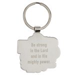 Be Strong in the Lord Metal Key Ring - Image 2