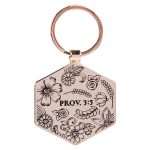 Trust in the Lord Epoxy Metal Key Ring - Image 2