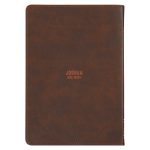 Strength and Courage Brown Lion Faux Leather Journal - Image 2
