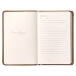 Leatherpress Biscotti Tan Genuine African Leather Pocket Journal - Image 4
