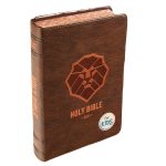 KJV Brown Lion Faux Leather Flexcover Kids Bible Large Print - Image 3