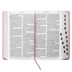 KJV Pink Faux Leather Bible Giant Print - Image 6
