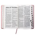 KJV Pink Faux Leather Bible Giant Print - Image 7