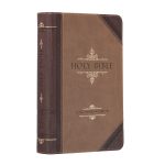 KJV Tan & Brown Faux Leather Standard Bible Giant Print Red Letter - Image 3