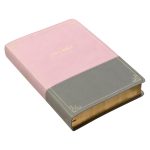 KJV Pink And Grey Faux Leather Bible Super Giant Print - Image 3
