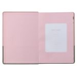 KJV Pink And Grey Faux Leather Bible Super Giant Print - Image 4