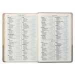 KJV Pink And Grey Faux Leather Bible Super Giant Print - Image 6