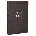 KJV Brown Faux Leather Bible Super Giant Print Red Letter - Image 3