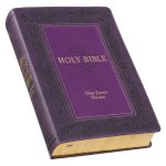 KJV Purple Faux Leather Flexcover Study Bible Large Print - Image 3