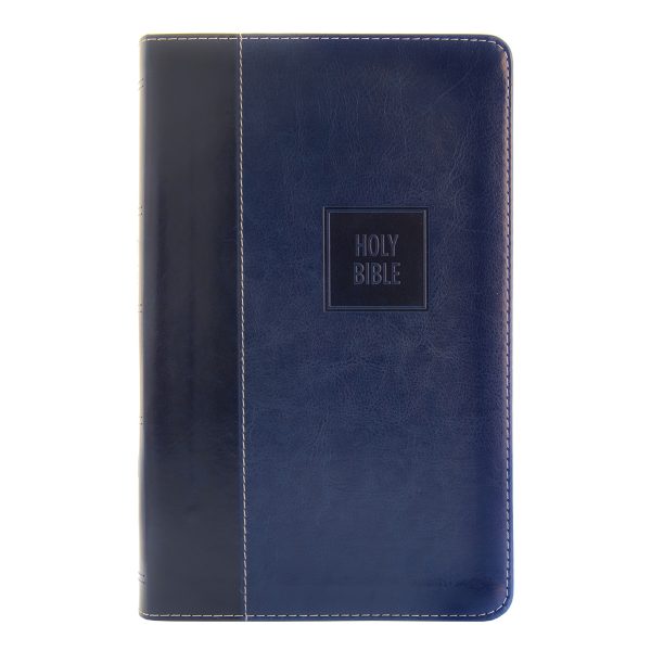 NKJV Deluxe Gift Bible Red Letter Blue (Comfort Print)(Imitation Leather) - Image 1