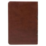 NLT Brown Faux Leather Flexcover Compact Bible - Image 2