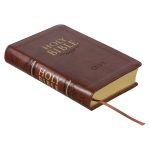 NLT Brown Faux Leather Flexcover Compact Bible - Image 4