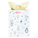 Blessings For A Baby Girl Medium Gift Bag With Gift Tag - Image 2